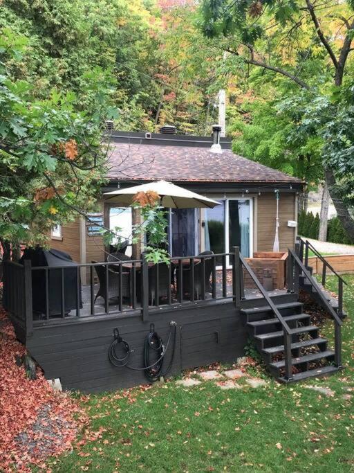 Om Chalet 2 Avec Spa Et Foyer Borde Du Fleuve St-Pierre-de-l'Île-d'Orléans Buitenkant foto